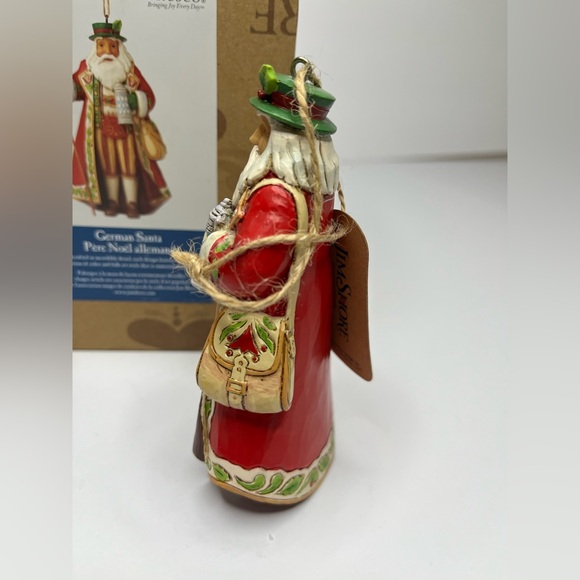 Jim Shore German Santa Ornament Stein Satchel Robe - Picture 2 of 6